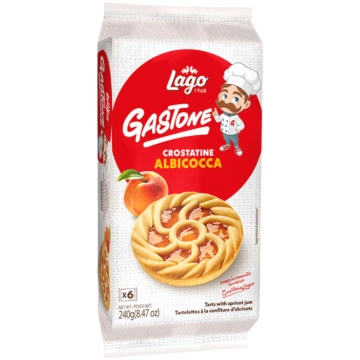 Cepumi ar aprikožu džemu LAGO Crostatine Albicocca