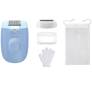 PHILIPS 4000. sērijas epilators ar vadu zils, BRE2