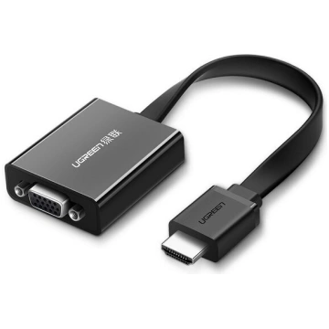 HDMI - VGA adapteris ar micro USB / 3,5 mm mini au