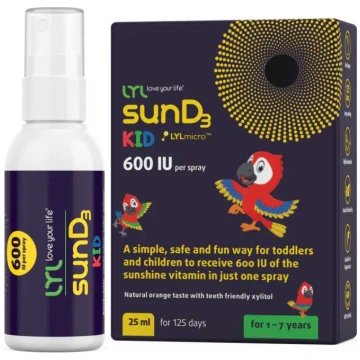 LYL sunD3 Kid 600 SV, sprejs, 25 ml