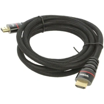Cable; HDMI plug,both sides; PVC; textile; HDMI 1.