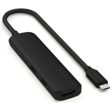 USB-C daudzportu hubs Satechi 4‑in‑1 Slim Multipor