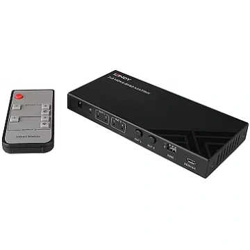Lindy 2x2 8K60 Matrix HDMI Switch black, EDID Mana
