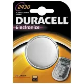 Duracell CR2430 litija 3V monētas tipa baterija