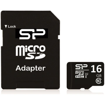 Silicon Power 16 GB, MicroSDHC, Flash memory class