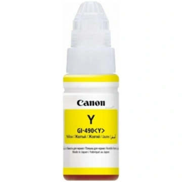 Canon GI-490Y (0666C001) Ink Refill Bottle, Yellow