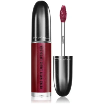 MAC Retro, Matte, Liquid Lipstick, 128 Crowned, 5 