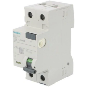 RCD breaker; Inom: 16A; Ires: 30mA; Poles: 1+N; 23
