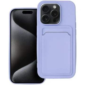 Card Case maciņš iPhone 15 Pro, violets OEM