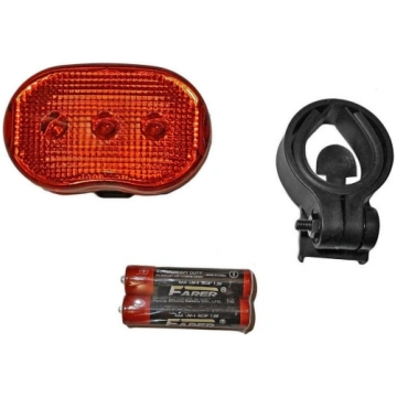 Aizmugurējais lukturis Azimut Oval 3LED with batte