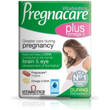 PREGNACARE Plus Omega - 3 tabletes + kapsulas N56 