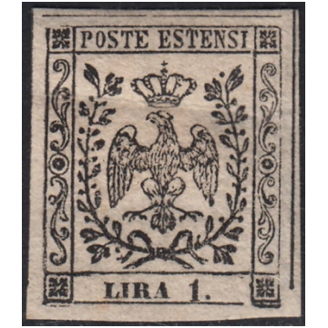PV60_463 - 1852 - Aquila estense, emissione con pu