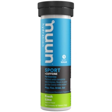 Nuun Sport, 10 Tablets, Fresh Lime + Caffeine