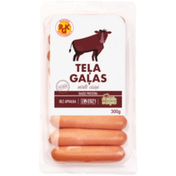 Teļa gaļas cīsiņi vārīti RGK 300g