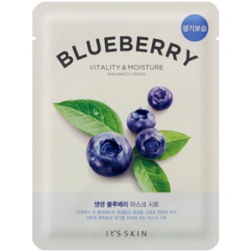 Mitrinoša sloksnes sejas maska It"s Skin Blueberry