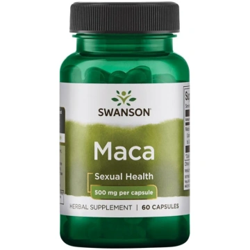 SWANSON MACA 500 MG, 60 KAPSULAS
