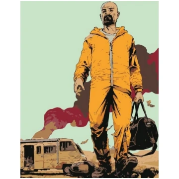 Puzzle 1000 gabali Breaking Bad filmas plakāts pie