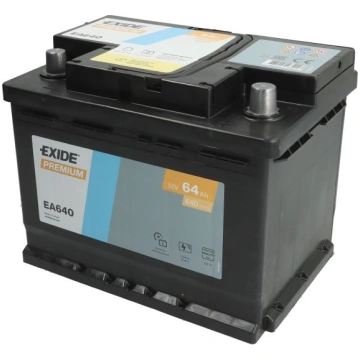 Akumulators EXIDE PREMIUM EA640 12V 64Ah 640A (242
