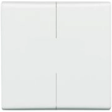 Rocker with legend for Switch/push button, Two-par