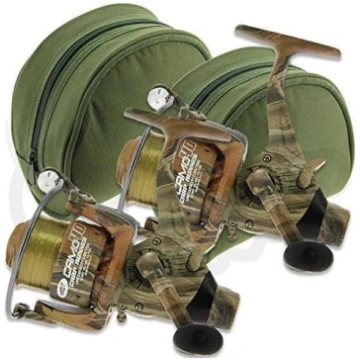 2 x NGT Camo40 Carp Free Runner 3BB makšķerēšanas 