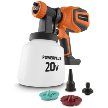 POWERPLUS Krāsas smidzināšanas pistole, 20 V, 300 