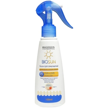 BIOSUN Saules aizsarglosjons-sprejs SPF 20, 150 ml
