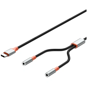 USB-C Audio Splitter Cable - 2 x 3.5mm XO Design N