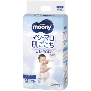 Moony biksītes M (6-12kg) 52 gab