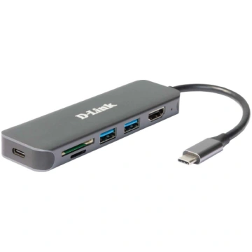 D-Link DUB-2327 6-in-1 USB-C Hub mit HDMI/USB-PD/S