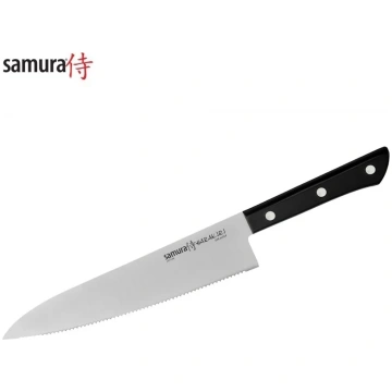 Jāpāņu stila nazis Samura Harakiri Serrated Kitche