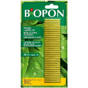 Biopon mēslojuma nūjiņas zaļajiem augiem 30gab