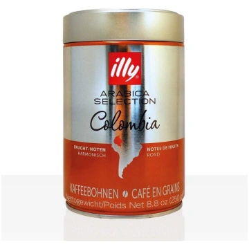 Pupiņu kafija Illy Arabica Selection Kolumbija, 25