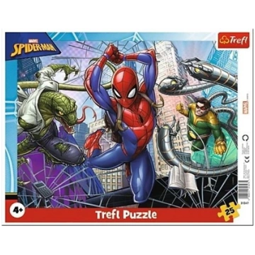 Trefl Puzzle 25 szt. Odwany Spiderman (31347) 3134