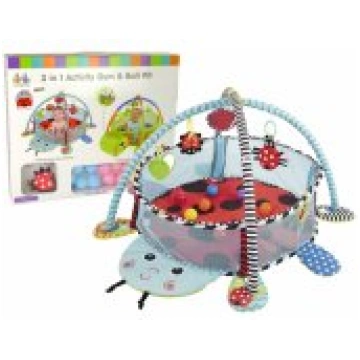 LEAN Toys Ladybug Educational Mat Playpen Balls Fo