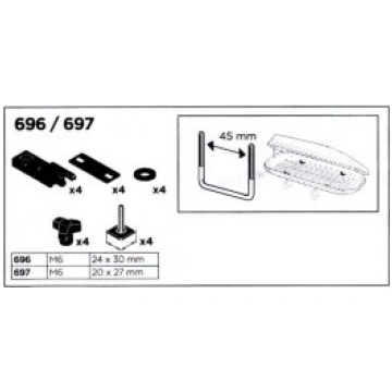 THULE Piederumi jumta kaste T-track adapter | 6970