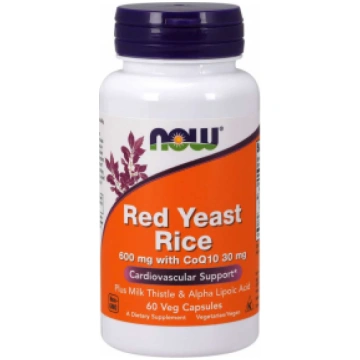 Red Yeast Rice 600 mg with CoQ10 30 mg Now Foods 6
