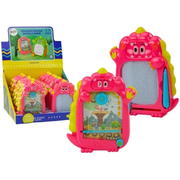 Zīmēšanas tāfele, dinozaurs Lean Toys 2in1 Marble,