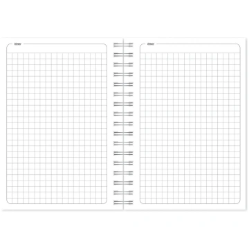 Timer Notebook Timer Classic A6 5x5 rūtiņu, 80 lap