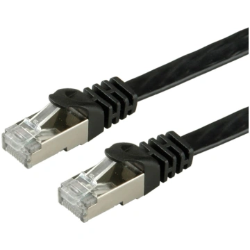 Value FTP Patch Cord, Cat.6 (Class E), extra-flat,