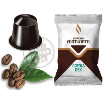 Capsule espresso fortunato crema dek compatibili n