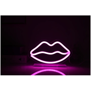 iTotal - LED sign - Lips XL2761B (8053634001112) (