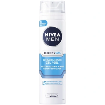 Nivea Men Gēls Skūšanās Sensitive Cool 200 Ml