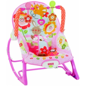 Fisher Price Y8184 Todler rocker pink Šūpuļkrēsls,