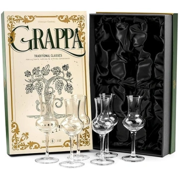 GLASSIQUE CADEAU kristāla glāzes grapai un liķieri