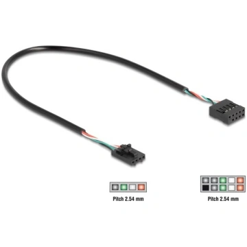 Delock Cable USB 2.0 pin header female 2.54 mm 4 p