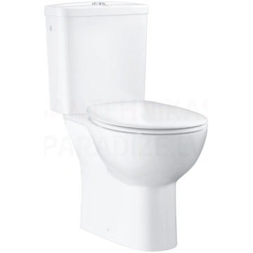 GROHE WC tualetes pods BauCeramic Rimless ar vāku 
