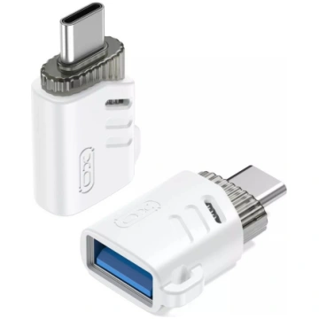 OTG adapteris USB uz USB-C XO NB256B balts