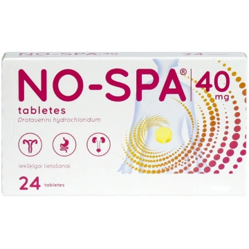 NO-SPA 40 mg tabletes N24