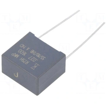 Capacitor: polypropylene | R75 | 27nF | 1.6kVDC | 