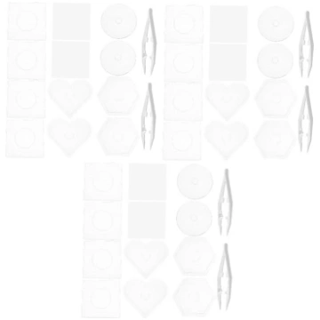 3 komplekti Doudou Board Clip Fuse Beads Template